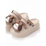 Hot-selling 888 Thick-soled EVA Heightened Cute Cartoon Two-Wear Sandals AK6K