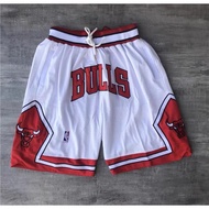 Mitchell &amp; Ness Just Don co-branded 1997 Chicago Bulls throwback basketball SHOHOKU Shorts for men