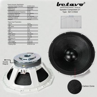 Speaker Komponen Betavo B21 C5522 Triple Magnet Carbon