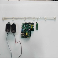 XMA-LE32D01UM 32" TV MAIN BOARD, POWER BUTTON, LVDS CABBLE, BACKLIGHT AND SPEAKER