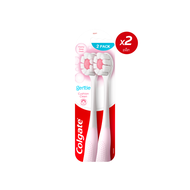 [มี 2 แพ็คให้เลือก] แปรงสีฟัน คอลเกต คุชชั่น คลีน Colgate Cushion Clean Twin Pack Manual Toothbrush