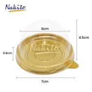 Nakito - 60pcs Dessert Mooncake New Year Tart Box Kek Kotak Kuih Lapis Kenduri Hadiah Raya 4/6 cavit