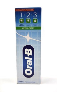 Oral-B - ORAL B 123 極清新牙膏 75毫升 1件