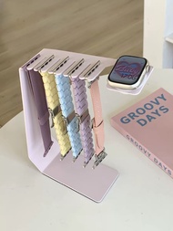 Roll_n_Rotate Suitable for iwatch charging base strap storage bracket iwatch metal iwatch charger di