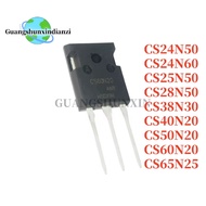 5PCS* 100% brand new CS24N50 CS24N60 CS25N50 CS28N50 CS38N30 CS40N20 CS50N20 CS60N20 CS65N25 TO-247 