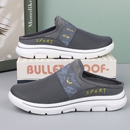 [35-48]lightweight women Half shoes mesh Slip on Shoes Causal shoes for women