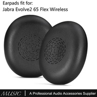 Earpads Replacement Jabra Evolve2 65 Flex Wireless Stereo Headset Evolve2 65flex Headphone (Do Not F