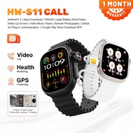 HW-S11 CALL Smart Watch With Sim Slot 5G Phone Call SmartWatch Video Call Full Screen Fitness Tracke