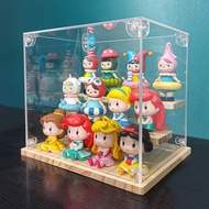 YSSH Acrylic Display Stand Blind Box Storage Box Bubble Mat Popmart Display Stand Handmade Ladder Dust Cover Molly Display Box