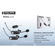 Microphone Wireless Clipon C2 C-2 Original Hardwell