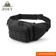 Multifunction bag Outdoor Sports Waterproof man waist bag Large Capacity-Beg Silang Sandang Lelaki M