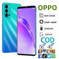 【Boleh COD】OPPQ Murah HP Ren6 Pro 5G 6.5 Inch Android Phone 8GB RAM 512GB ROM Dual SIM Dual Standby Smartphone Waranti Percuma Rasmi