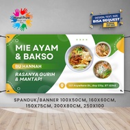 SPANDUK BANNER Mie Ayam Ceker Bakso Urat Lesehan Bisa Request Desain