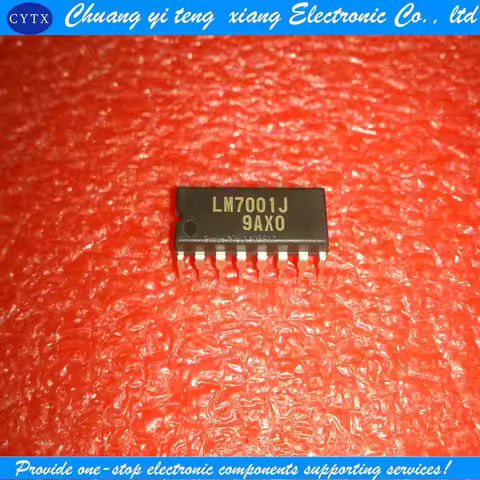 2pcs/lot LM7001 LM7001J DIP-16 IC NEW IN STOCK