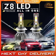 3 COLOUR Z8 40w 5800LM Car LED Headlights H4 / H11 / H3 / H1 / H7 / 9006 / 9005 C6 HID Car Headlamp 