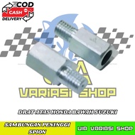 Rearview Mirror Connection SUZUKI to H0nda Lower Mirror Connection H0nda UpperSUZUKI