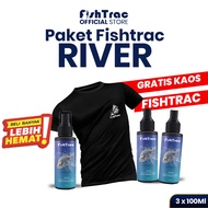 3 PCS Fishtrac River - Booster Fishing Bait for Rivers, Swamps, Lakes, Super Essence 100ml