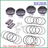 แหวนลูกสูบมอเตอร์ไซด์ชุดสำหรับฮอนด้า MV7 Djdr 76มม. 76.25มม. 76.5มม. 76.75มม. 77มม. CBR1000 CBR 1000