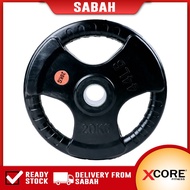 Olympic Rubber Tri-Grip Weight Plate 20kg