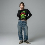 Troth Longsleeve Boxy Cipher Black