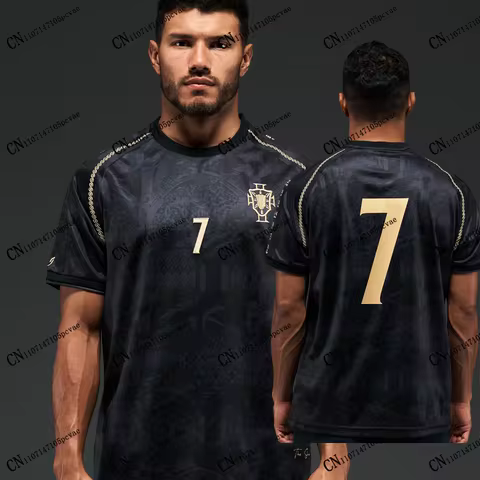 Portugal Heritage Jersey 2026 WC Siu New Arrival 3D Print Ronaldo T-Shirt Football Adult KID Unisex 