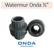 Watermur PVC 1/ 2 inch Onda Water/ Fitting Union Socket Coupling PVC Connector