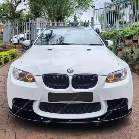 For BMW E90 E91 E92 E93 M3 Merformance Style Front Bumper Splitter Lip Spoiler Diffuser M3 M3CRT 200