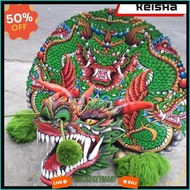 Barongan Flash Sale |Barongan Version Full Real WoodDEVIL with Bonus Long Crown, Ready to Wear, Chil