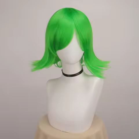 inside out 2 Ennui Short Purple Wig Anime Costume Wig for Halloween Cosplay Party Synthetic Party Fa