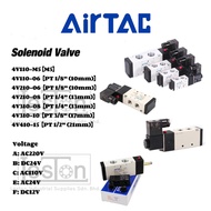 AIRTAC 4V SERIES 4V300 SERIES 4V310 SERIES PNEUMATIC 5/2 WAY SINGLE COIL SOLENOID VALVE 4V310-08 , 4