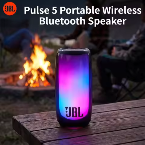 JBL Pulse 5 Portable Bluetooth Speaker Wireless IP67 Waterproof 360 RGB Light Deep Bass Outdoor Hiki