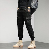 Seluar Kargo Lelaki Poket Tepi Kerja Slim Fit Cargo Pants Men Tactical Multi Pocket Six 6 Poket Hiki