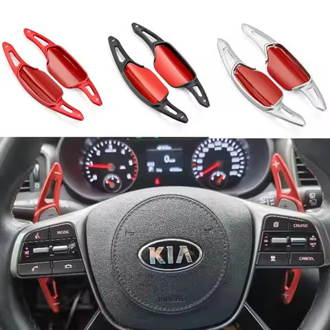 Shift Paddles For Kia Sorento 4 UM MQ4 GT-Line X-LINE Plug-In Hybrid 2016-2024 Car Steering Wheel Ex