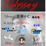 🇲🇾周兴哲 Eric Chou Odyssey 旅程 世界巡回演唱会 Malaysia Concert tattoo sticker/ BUY 3 FREE 1