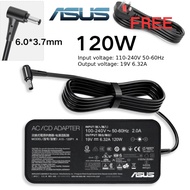Original ASUS 120W 6.0x3.7mm Charger for FX505A ROG Zephyrus X507Z G13 G14 GA302 GA402 K3500PA Power