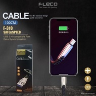 VIRAL Fleco data Cable F-310 F310 F 310 Safe & Speed - V8 Micro USB