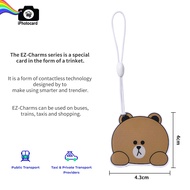 BROWN CHOCO CONY SALLY Compatible with EZ-link machine Singapore Transportation Charm/Card Die-Cut（Expiry Date:Aug-2029）