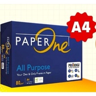Paper paper One A4-80gsm (price includes 8% vat)