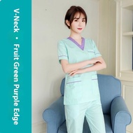 Zhu Xia "Free name [Shirt + Pants] new style Scrub Suit medical suits for women Short Sleeve full se