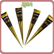 ✿BJA✿ Henna Paste Cone, Semi-permanent Easy-To-Use Henna Tattoo Cream, Tattoo Cream Black Brown Temp