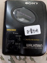 SONY WM-EX304正常可以用(已經換過全新皮帶)有自動反帶功課磁帶播放機