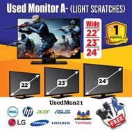 22" 23" 24"  LED Monitor Refurbished Grade A-  (All Branded)