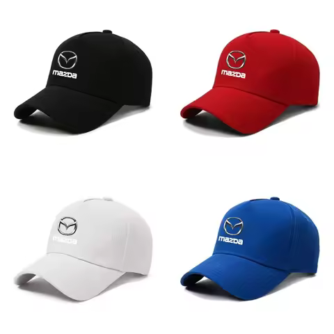 1pc Car Soft top print Car Baseball Cap Sun Hat For Mazda 3 6 Atenza Cx9 Cx7 Cx5 Rx8 Rx7 Mx5 Speed A