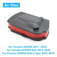 Motorcycle Air Filter Intake Cleaner For Yamaha SCR 950 XVS 950 SCR950 XVS950 Bolt C-Spec V Star 950