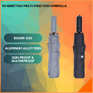 90 Fun Folding Umbrella Aluminum Alloy Tube Practical Waterproof Sun Protection Umbrella Rainy And S