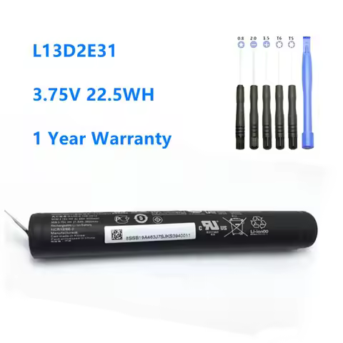 L13D2E31 Tablet Battery for Lenovo Yoga Tablet 8 B6000 B6000-H B6000-F 60044 60043 L13C2E31 3.75V 22