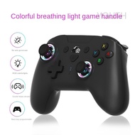 Wireless Bluetooth game controller suitable for Nintendo Switch OLED, with RGB color lights and vibrating tactile switch controller