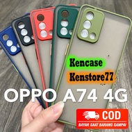 Soft Case Oppo A74 Case Matte Color Casing Hardcase Oppo A74 Transparent