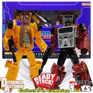 Deformed Automan Transformable Robot - Fast Pioneer BW-002 ( G1 Menasor Combiner Stunticons : Dragst