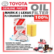 S2U Oil Filter Toyota Mark-X GRX120 FJ Cruiser Lexus LS460 GS300 04152-YZZA5 Penapis Minyak Hitam Ke